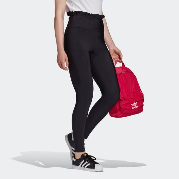 Adidas Highwaisted Ruffle Leggings Nwot 